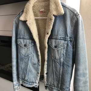 Levi’s Denim Sherpa Jacket